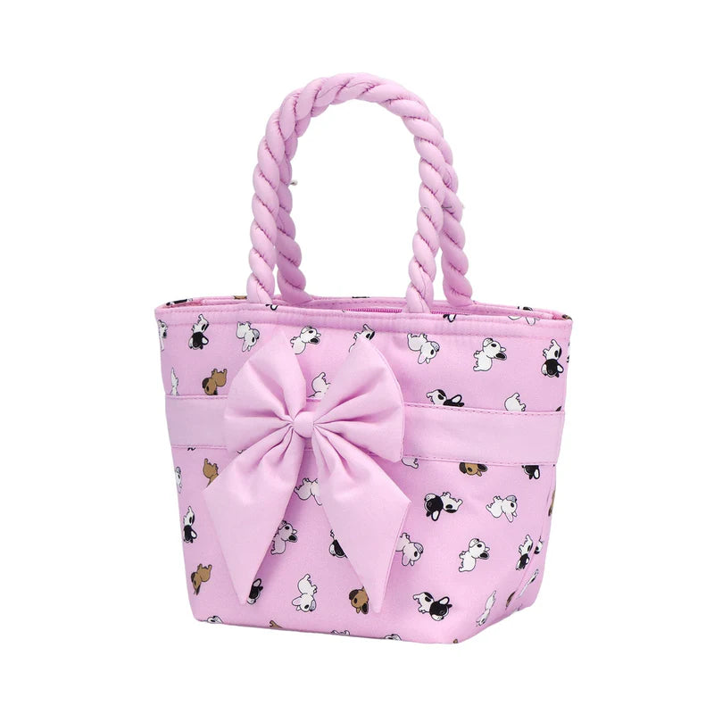 Bolso infantil con lazo y asas trenzadas NaRaYa