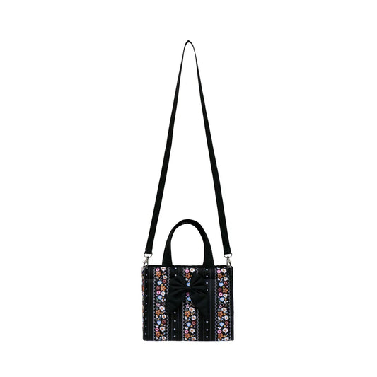 Bolso cruzado con lazo NaRaYa (No acolchado)