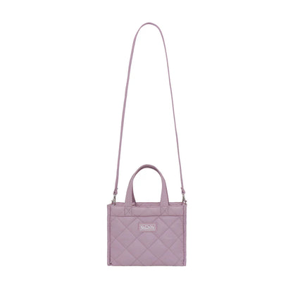 Bolso cuadrado acolchado con correa desmontable NaRaYa (repelente al agua)