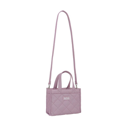 Bolso cuadrado acolchado con correa desmontable NaRaYa (repelente al agua)
