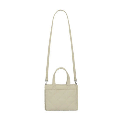 Bolso cuadrado acolchado con correa desmontable NaRaYa (repelente al agua)