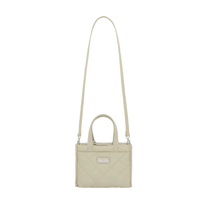 Bolso cuadrado acolchado con correa desmontable NaRaYa (repelente al agua)