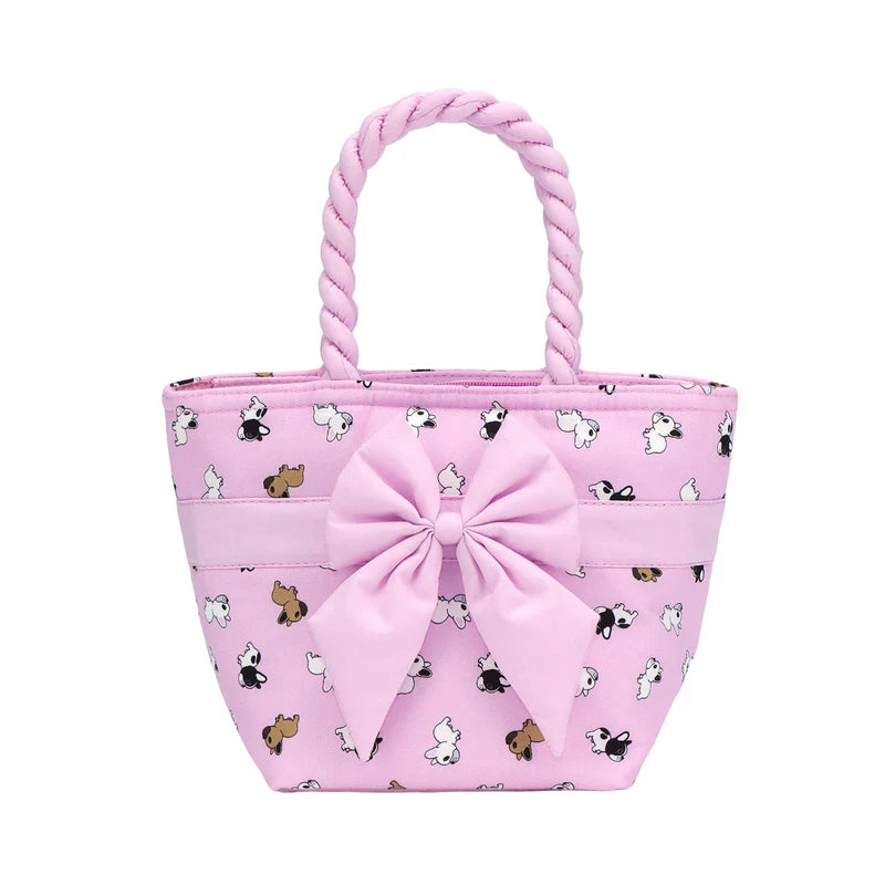 Bolso infantil con lazo y asas trenzadas NaRaYa