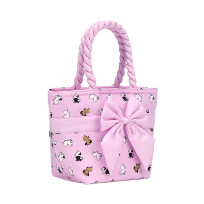 Bolso infantil con lazo y asas trenzadas NaRaYa