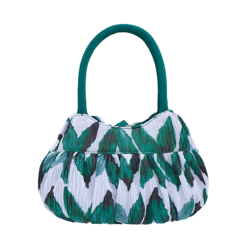 Bolso pequeño plisado con broche magnético NaRaYa
