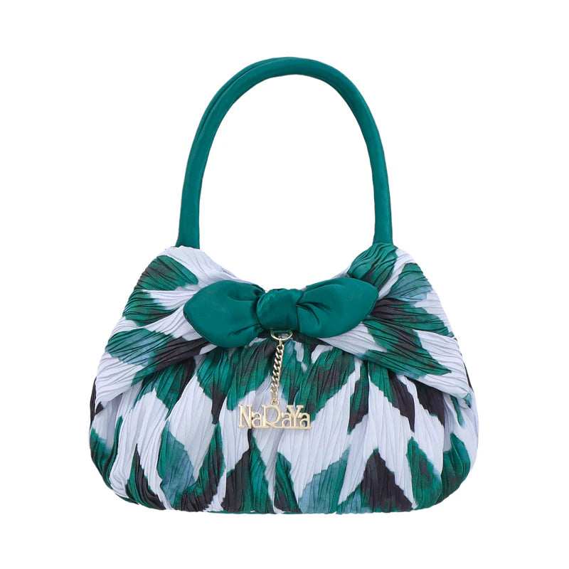 Bolso pequeño plisado con broche magnético NaRaYa