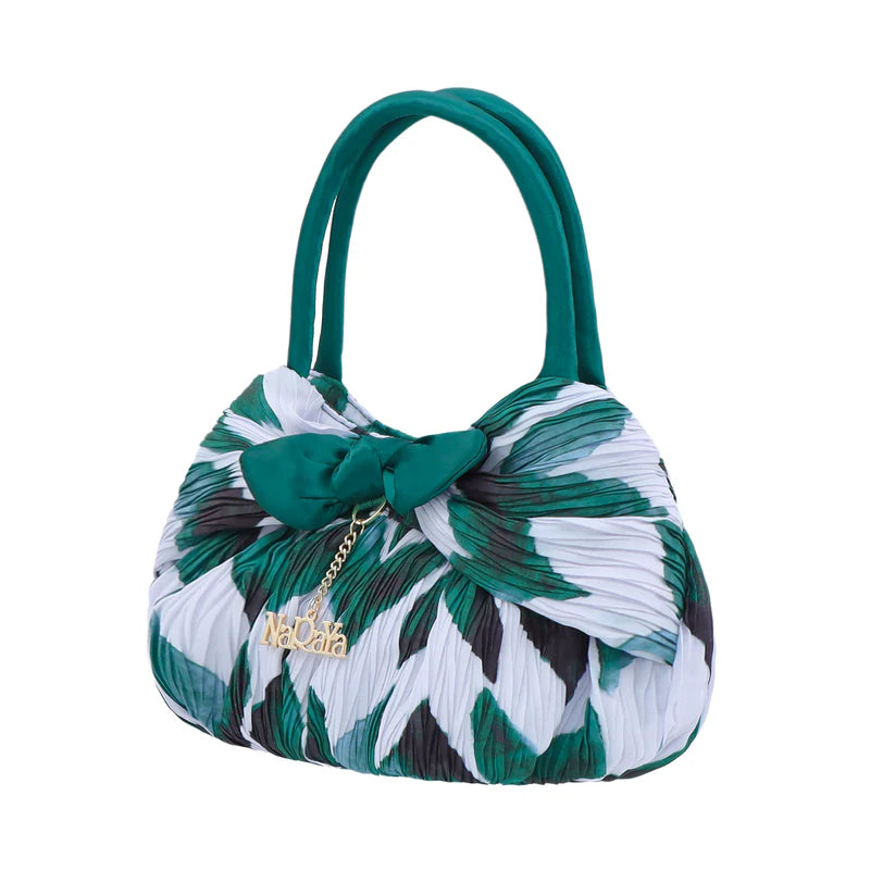 Bolso pequeño plisado con broche magnético NaRaYa